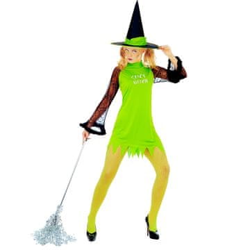 Widmann Pustni Kostum Spicy Witch Zelena