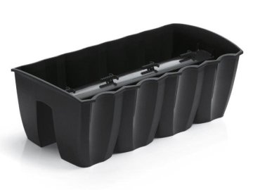 Crown Prosperplast cvetlični lonec antracit 58 cm