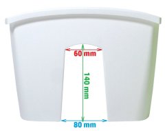 Crown Prosperplast cvetlični lonec antracit 58 cm