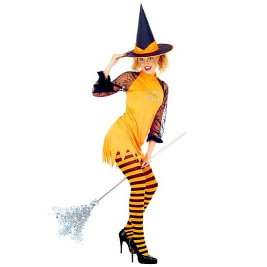 Widmann Pustni Kostum Spicy Witch Oranžna