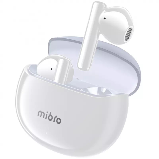 Slušalke Bluetooth za v uho TWS Xiaomi Mibro Earbuds 2, bele