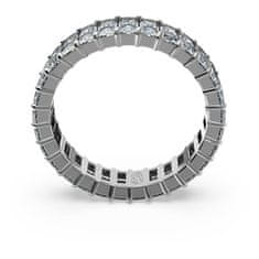 Swarovski Očarljiv prstan s kristali Matrix 5648916 (Obseg 50 mm)