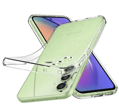 Spigen Liquid Crystal Glitter ovitek za Galaxy A54, prozoren