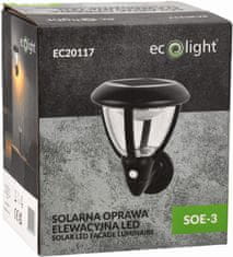 ECOLIGHT 2x LED sončna stenska svetilka IP44