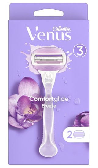 Gillette Venus Breeze ročni brivnik + 2 rezili