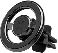FIXED MagMount Vent magnetni kovinski nosilec za ventilator s podporo MagSafe, črn (FIXMMT-V-BK)