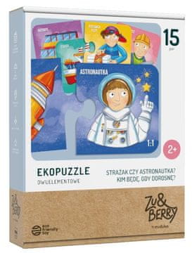 Muduko Kdo bom, ko bom velik? Dvodelna eko sestavljanka