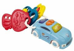 Lean-toys Interaktivni glasbeni volan - avtomobilček z ropotuljicami