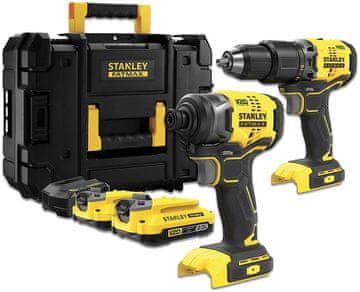 shumee Stanleyjev komplet V20 SFMCK461D2S (SFMCD715 + SFMCF810B) 2x2.0Ah tstak