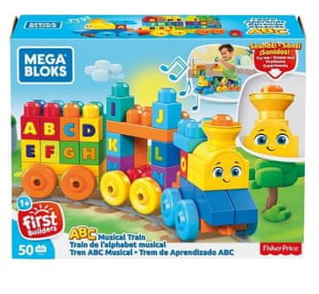 shumee Mega Bloks vlak ABC z zvokom