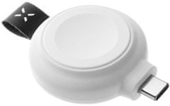 FIXED Orb polnilni adapter za Apple Watch, bel (FIXORB-WH)