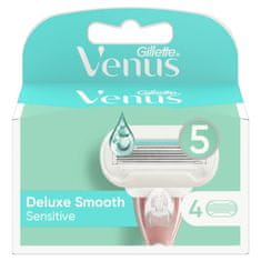 Gillette Venus Sensitive Extra Smooth nadomestna glava, 4 kosi