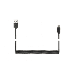 CABLEXPERT Spiralni kabel USB-A na USB-C 0,6m