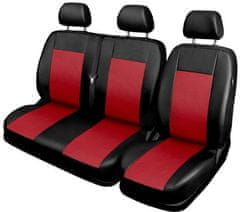 AUTO-DEKOR Avtoprevleke za sedeže COMFORT 2+1 BUS / VAN rdeča