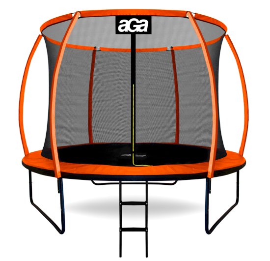 Aga SPORT EXCLUSIVE Trampolin 305 cm Oranžna + zaščitna mreža + lestev