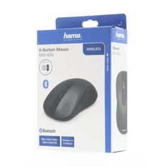 Hama brezžična optična miška za več naprav MW-650, USB/Bluetooth, črna
