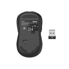 Hama brezžična optična miška za več naprav MW-650, USB/Bluetooth, črna
