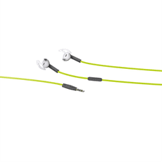 Hama slušalke z mikrofonom Joy Sport, silikonski čepki, sivo/zelene barve