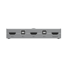 Hama KVM stikalo za 2 računalnika na 1 monitor, 3xUSB, 1xHDMI, vključno s kabli