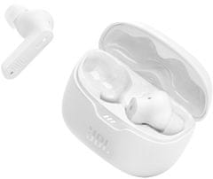 JBL Tune Beam brezžične slušalke, bele