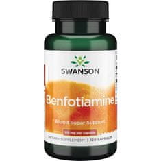 Swanson Benfotiamin, 80 mg, 120 kapsul