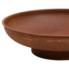 Vidaxl Ognjišče 59 cm jeklo