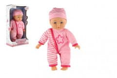 Teddies Otroška lutka 30cm mehko telo roza