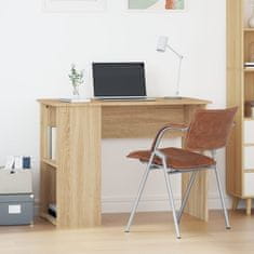 Vidaxl Pisalna miza sonoma hrast 100x55x75 cm inženirski les
