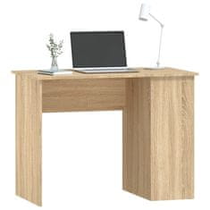Vidaxl Pisalna miza sonoma hrast 100x55x75 cm inženirski les