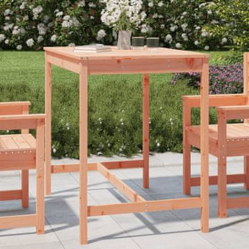 Vidaxl vidaXL Vrtna miza, 121x82,5x110 cm, masivni les duglazije