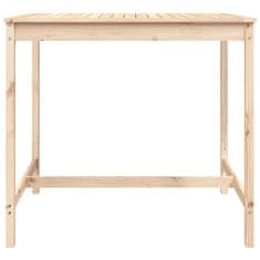 Vidaxl Vrtna miza 121x82,5x110 cm trdna borovina