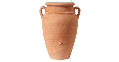 Nadzemni rezervoar za deževnico Amfora Antik terakota, 600 l