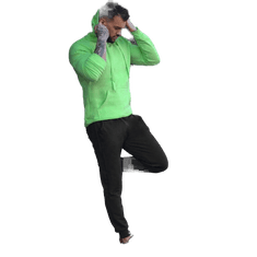 Dstreet Moška športna obleka KOLEA zeleno-črna ax0747 M