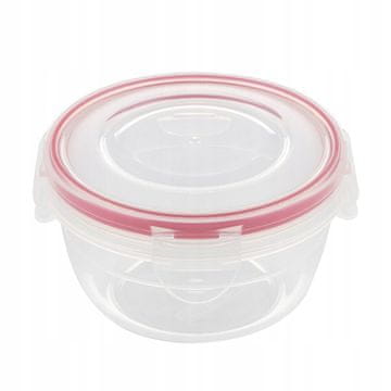 shumee Okrogla posoda za hrano Fresh Box s sponkami 0,25 l