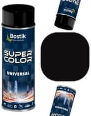 Bostik Univerzalni lak v spreju 400 ml mat črna 9005