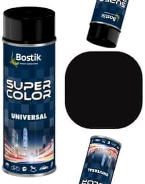 Bostik Univerzalni lak v spreju 400 ml mat črna 9005