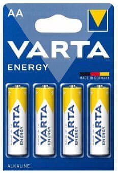 Luniks Alkalna baterija Varta Energy LR6 AA, 4 kos