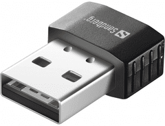 Sandberg Micro Wifi brezžična USB mrežna kartica, 650 Mbit/s (133-91)