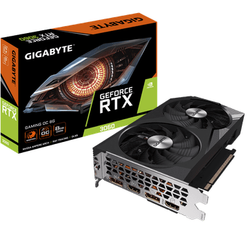 Gigabyte GeForce RTX 3060 GAMING OC 8G grafična kartica, 8 GB GDDR6 (GV-N3060GAMING OC-8GD)