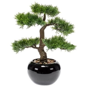 Vidaxl Umetni bonsai cedra zelen 34 cm