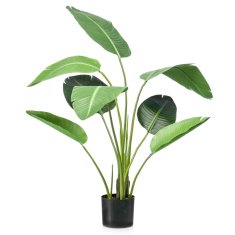 Vidaxl Umetna sterlicija 120 cm v loncu zelena
