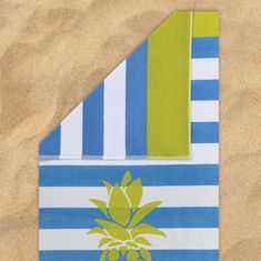 Svilanit Pineapple plažna brisača, 80 x 160 cm