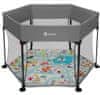 Lionelo Roel Grey Multicolor otroška stajica