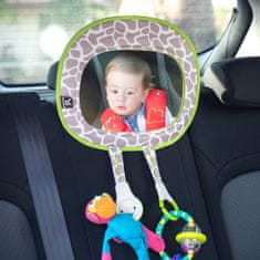 BenBat Otroško ogledalo za avto s praktičnimi ročaji za igrače, žirafa 0m+