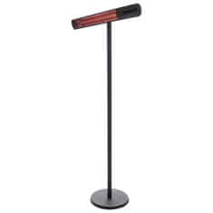 Vidaxl Stoječi grelnik Royal Diamond Dark rožnato zlat 2500 W črn