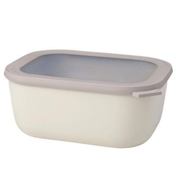 Rosti Mepal Cirqula posoda za shranjevanje 3l / pravokotna / nordijsko bela / plastika PP, TPE