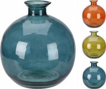 shumee Okrasna steklena vaza za rože 15x17cm