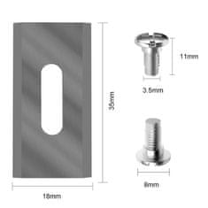 Komplet 30 rezil iz titana 0,75 mm za robotske kosilnice V2