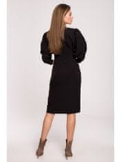 Style Stylove Ženska večerna obleka Avalt S284 črna XXL