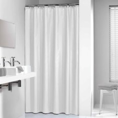 Vidaxl Zavesa za tuš Madeira 240 cm bela